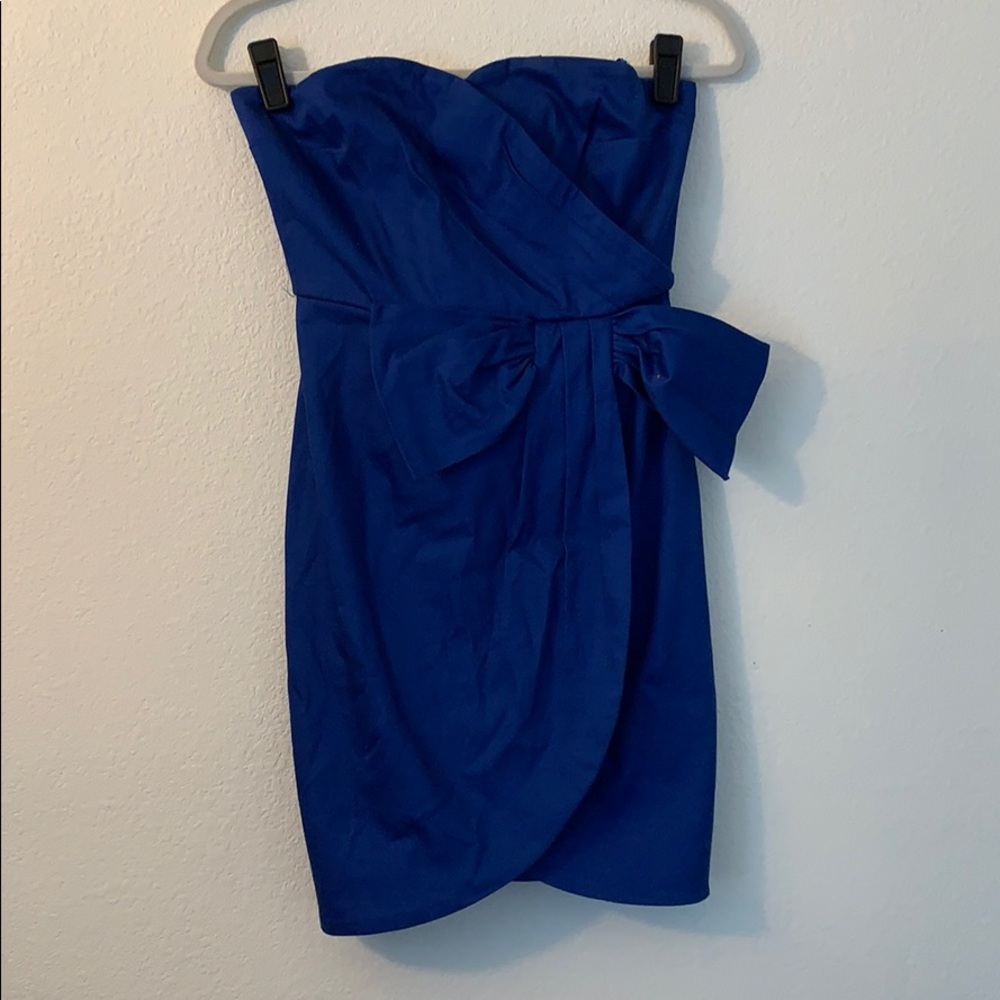 Royal Blue mini cocktail dress